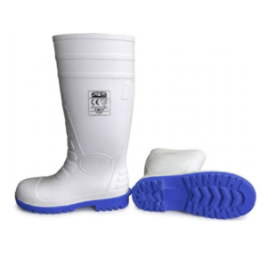 Botte blanche avec coquille