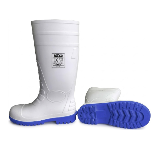 Botte blanche avec coquille