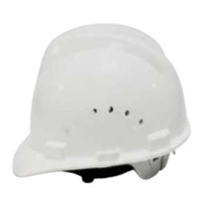 Casque de chantier basique blanc