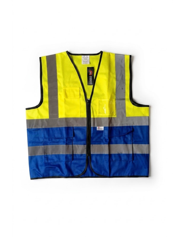 984422 Gilet 3M jaune/bleu nuit – Image 1