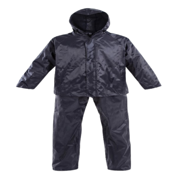 Imperméable veste + pantalon en nylon sans bandes tailleM