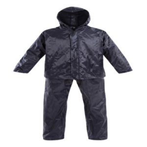 Imperméable veste + pantalon en nylon sans bandes tailleL
