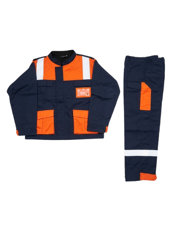 984443 Vestepantalon Premium bicolore gris/orange tailleXXL – Image 1
