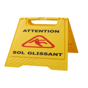 Attention sol glissant