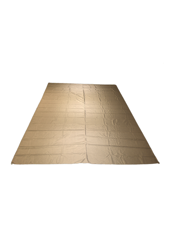 988098 Toile d’ombrage 3 x 4 m 160 g en polyester taupe – Image 1