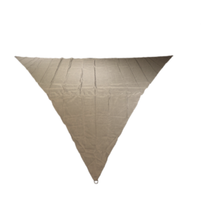 Toile d’ombrage 3,6 x 3,6 x 3,6 m 160 g en polyester taupe