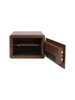 Coffre fort electronique 25x35x25 cm marron