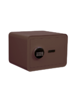 Coffre fort electronique 25x35x25 cm marron – Image 2