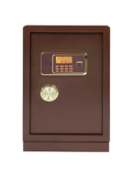 Coffre fort electronique 60x40x35 cm marron