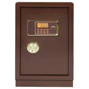 Coffre fort electronique 60x40x35 cm marron
