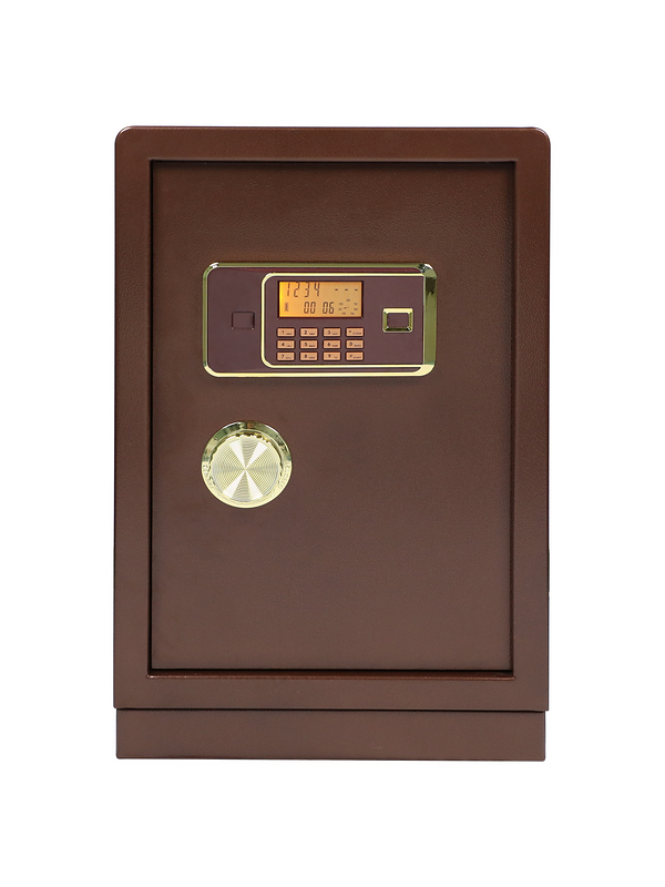 988514 Coffre fort electronique 60x40x35 cm marron – Image 1
