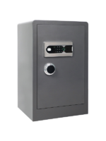 Coffre-fort biometrique 80x48x40cm gris