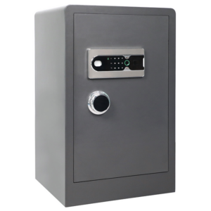 Coffre-fort biometrique 80x48x40cm gris