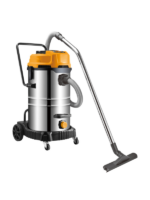Aspirateur eau et poussière 60L 1200W 2 moteurs cuve INOX