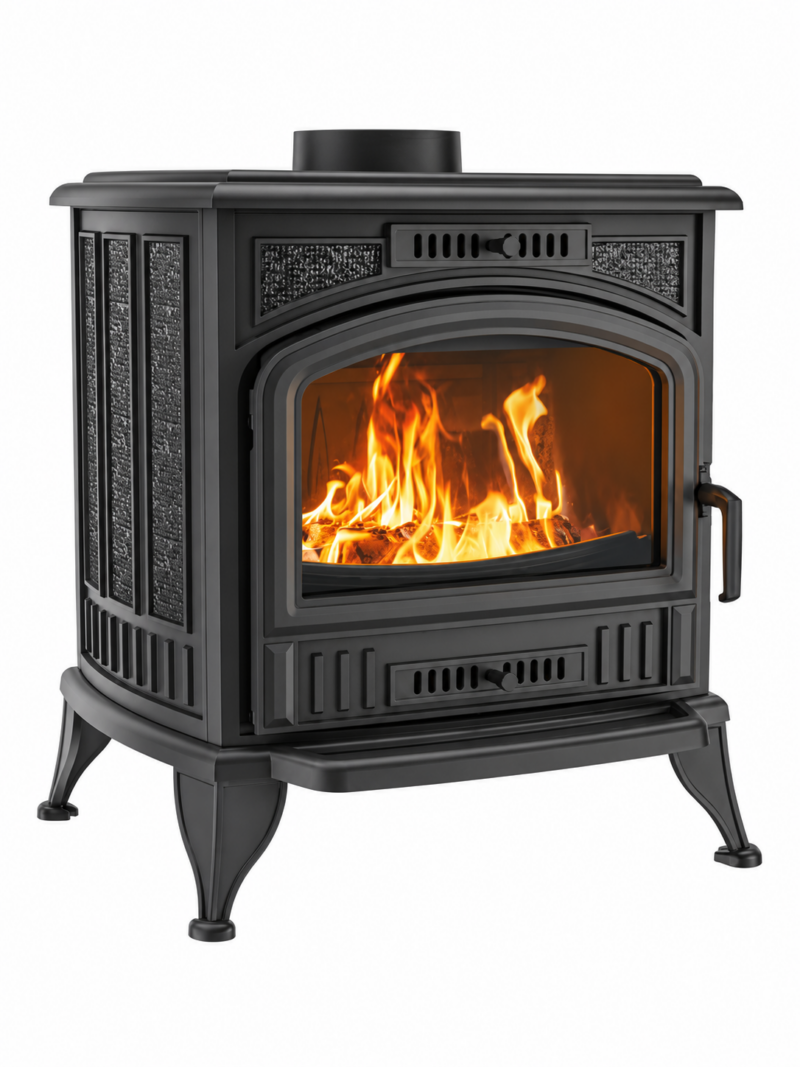865226 Poêle à bois en fonte K6 Ø 150mm 8000W – Image 1