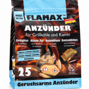 Flamax allume feu 25 cubes emballe a l'unite