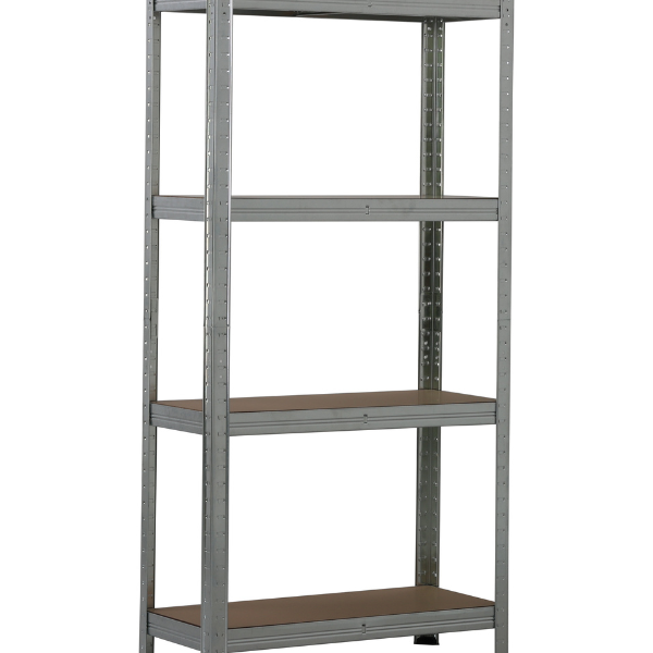 Étagère en métal galvanisé 4 niveaux plateaux en MDF 70 kg 140 X 70 X 30 cm