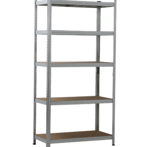 Étagère en métal galvanisé 5 niveaux plateaux en MDF 175 kg 180 X 90 X 40 cm