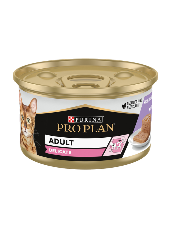 989473 Pâtée pour chat proplan Delicate à la dinde 85g – Image 1