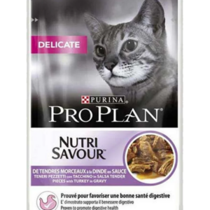 Sachet pour chat proplan Delicate à la dinde 85 g