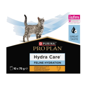 Patée Proplan hydracare au goût de poulet 10x75g