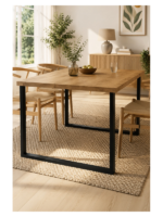 2 jeux de pieds métalliques "celeste"noirs – Image 7
