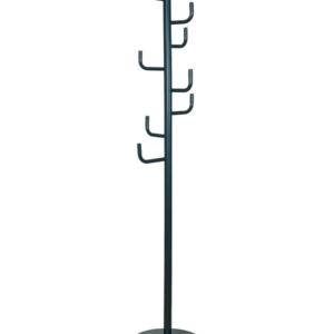 Porte-manteau sur pied 37 x 37 x 175 cm métal noir Lusso