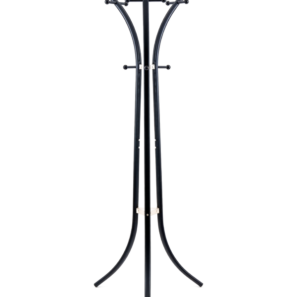 Porte-manteau sur pied 53 x 53 x 178 cm métal noir Lusso