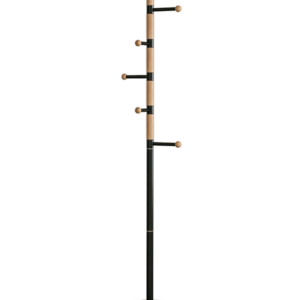 Porte-manteau sur pied 36 x 36 x 172 cm métal noir Lusso