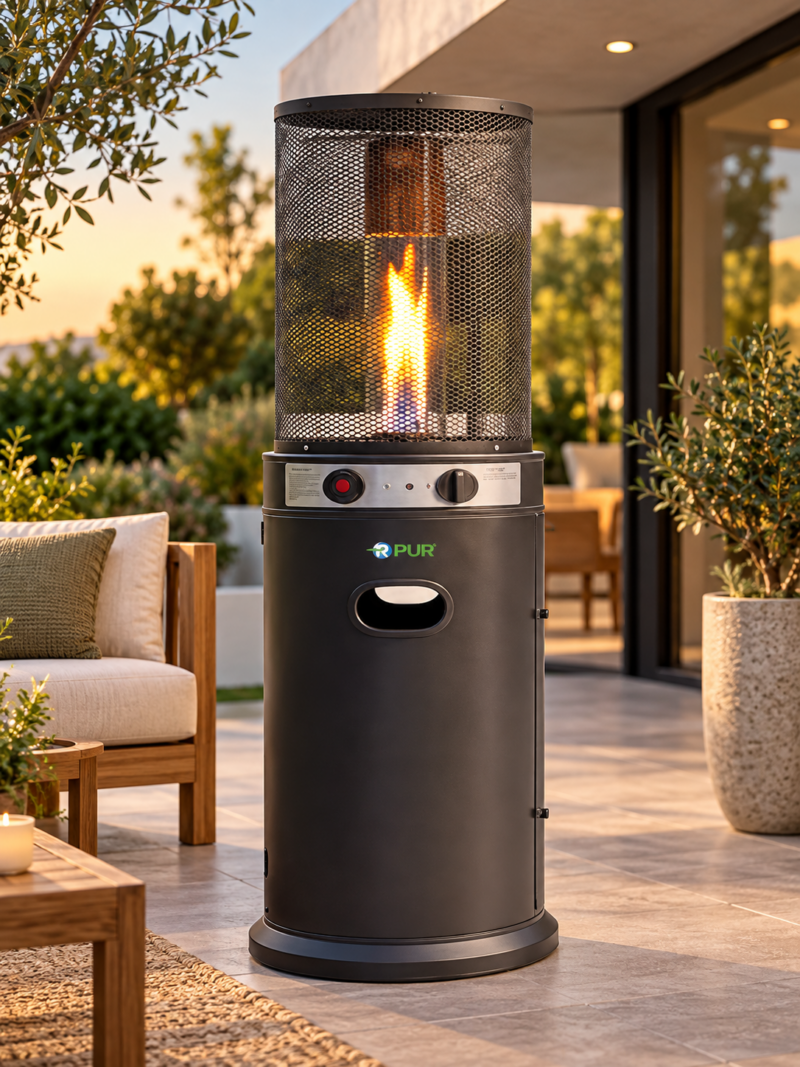 990075 Cheminée lounge de terrasse à flamme – Image 1